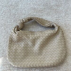 Urban Expressions Tan Woven Shoulder Bag